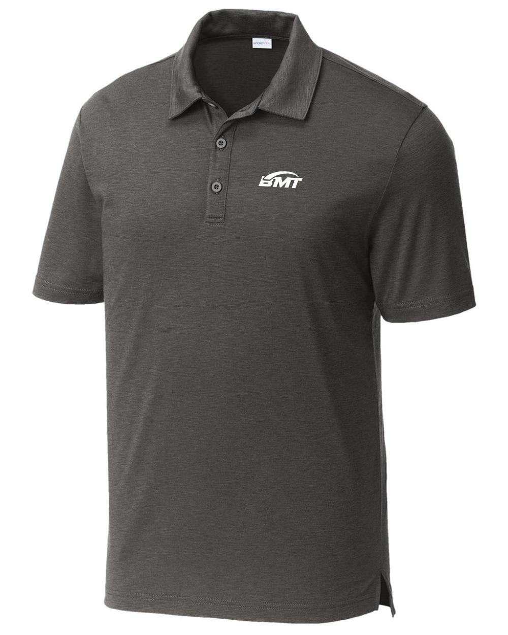 BMT Men's PosiCharge Strive CourtTennis Golf Shirt, color: Graphite