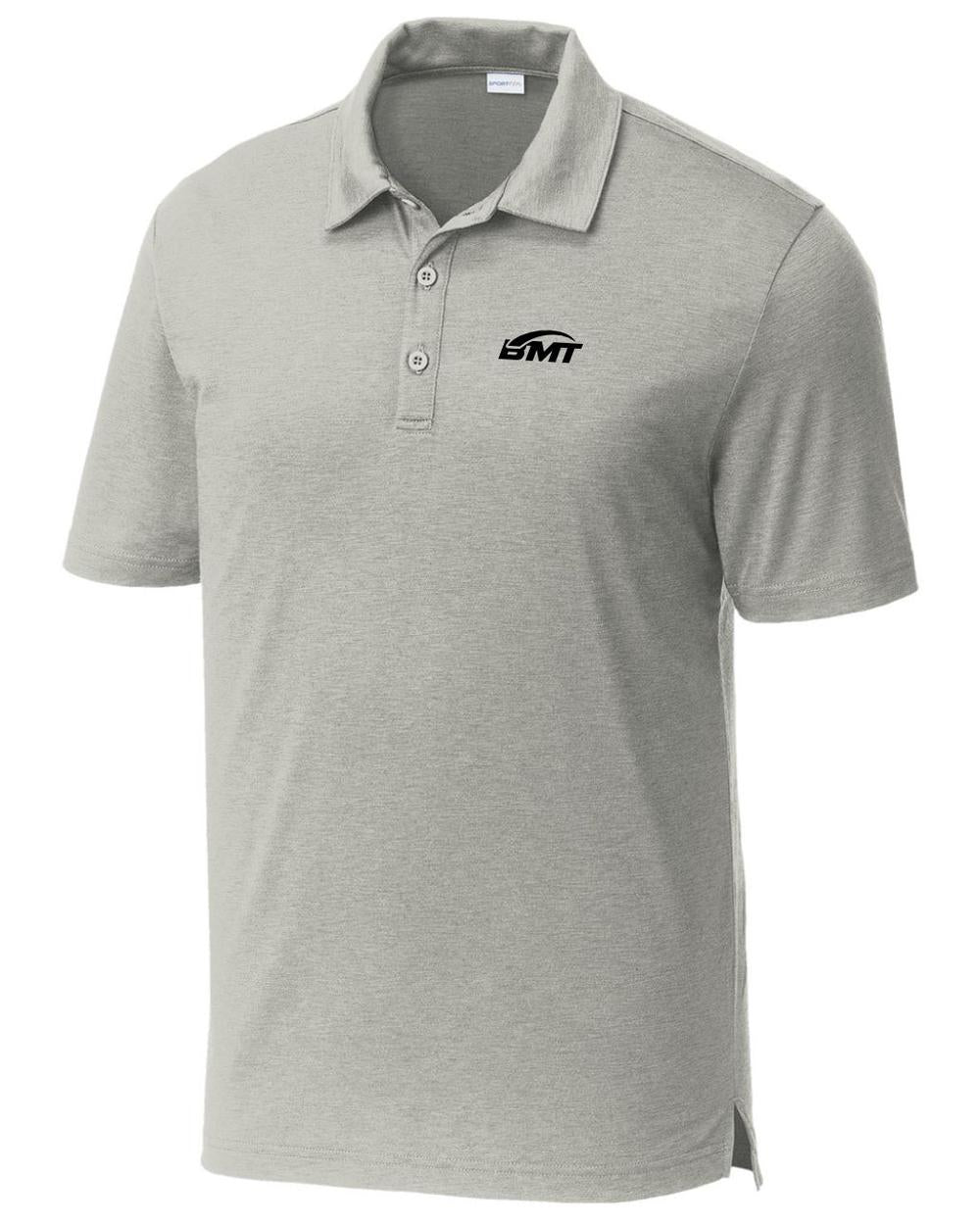 BMT Men's PosiCharge Strive CourtTennis Golf Shirt, color: Silver