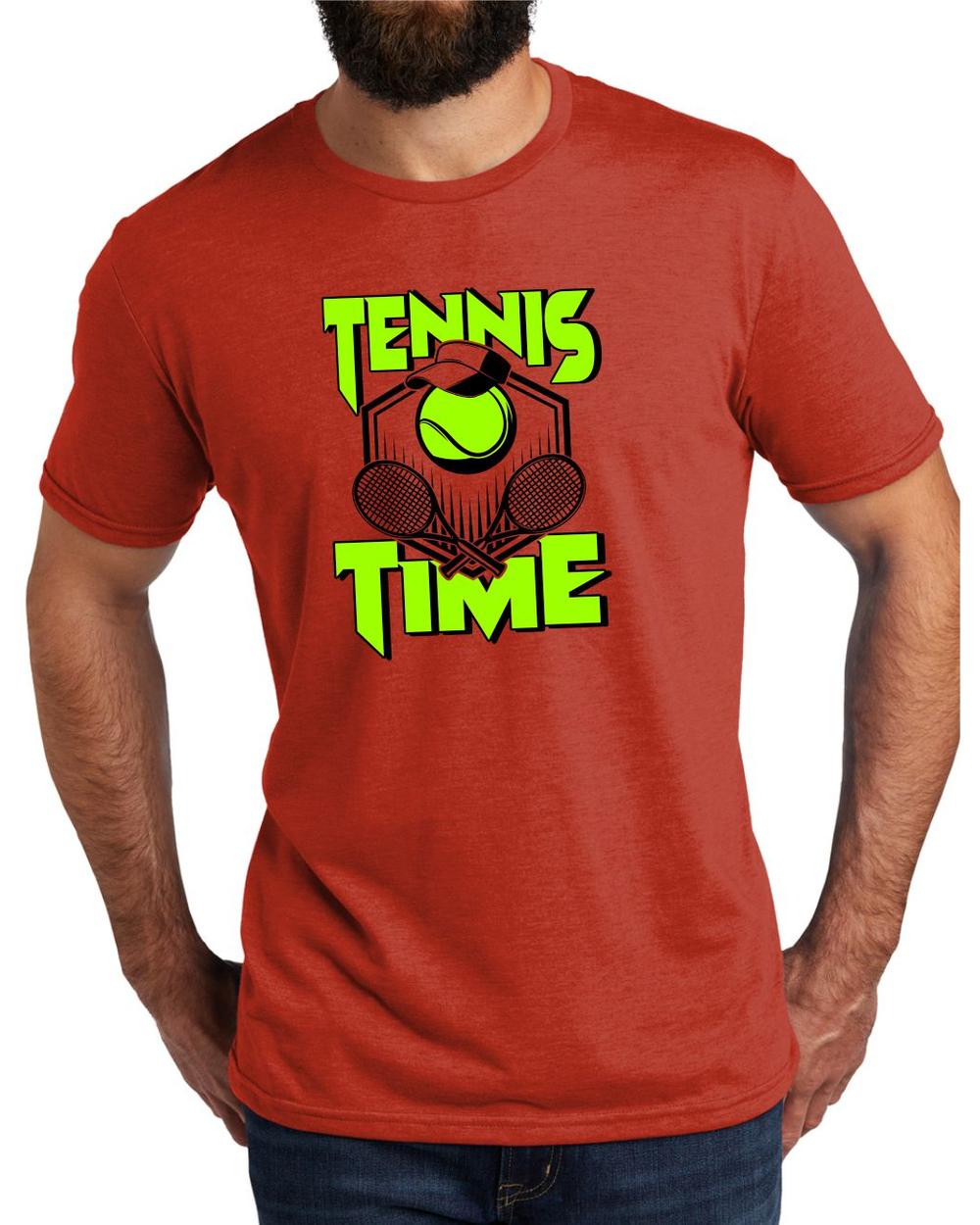 AL2004T11 Men's Tri-Blend Tennis Life LifeStyle T-Shirt, color: Desert Sun