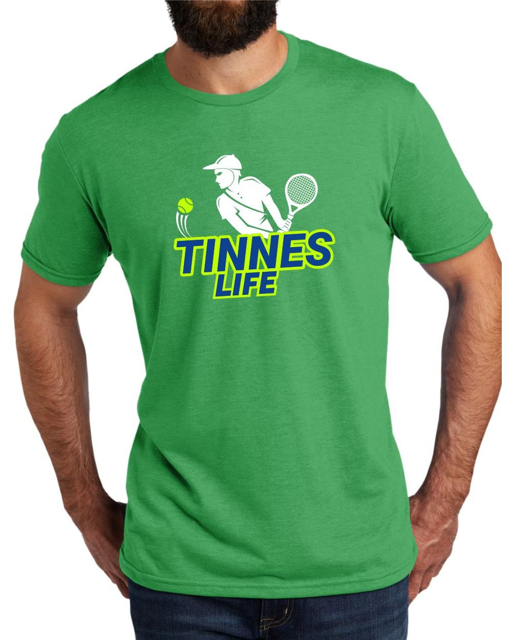 AL2004T12 Men's Tri-Blend Tennis Life LifeStyle T-Shirt, color: Enviro Green