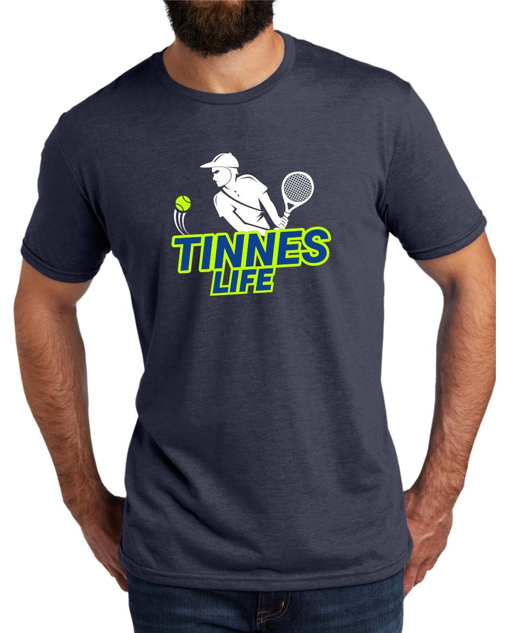 AL2004T12 Men's Tri-Blend Tennis Life LifeStyle T-Shirt, color: Rebel Blue