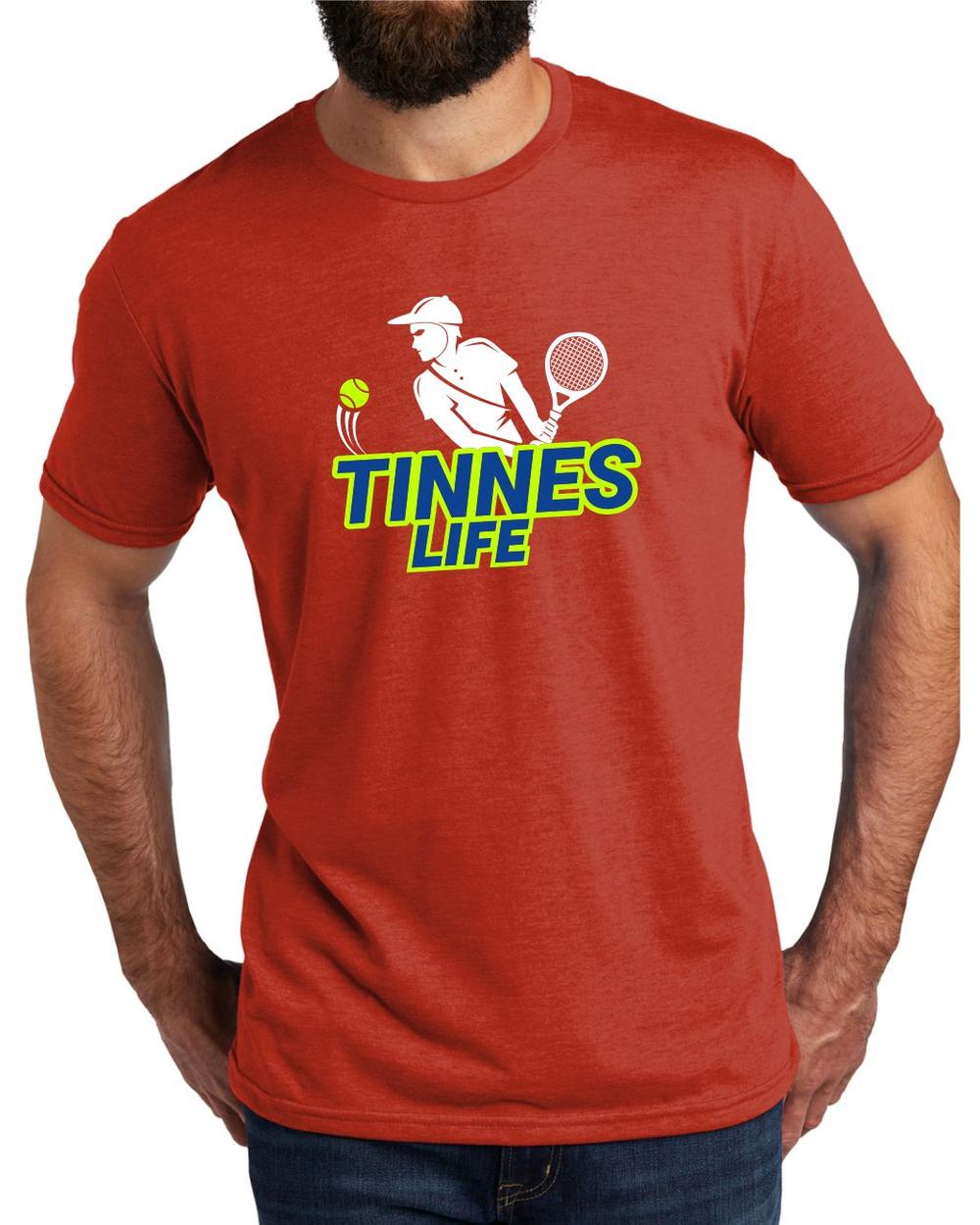 AL2004T12 Men's Tri-Blend Tennis Life LifeStyle T-Shirt, color: Desert Sun