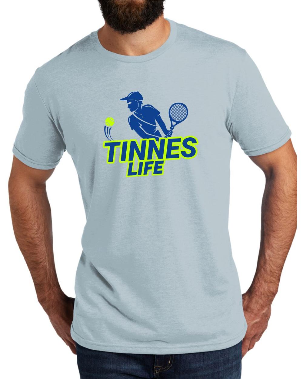 AL2004T12 Men's Tri-Blend Tennis Life LifeStyle T-Shirt, color: I Like You Blue