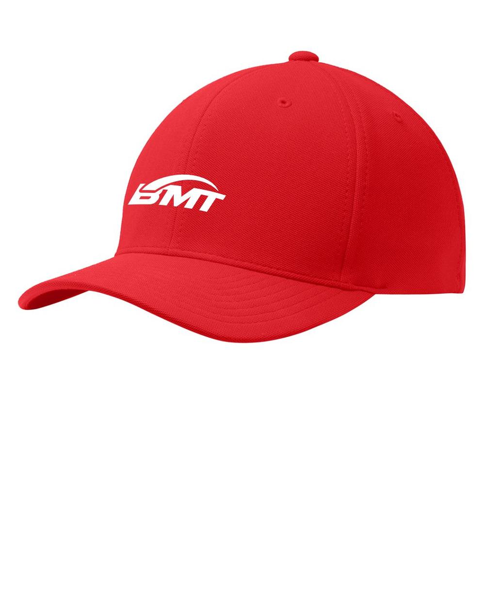 BMT Adult FlexFit 110 Unisex Cool/Dry Tennis Cap, color: Red