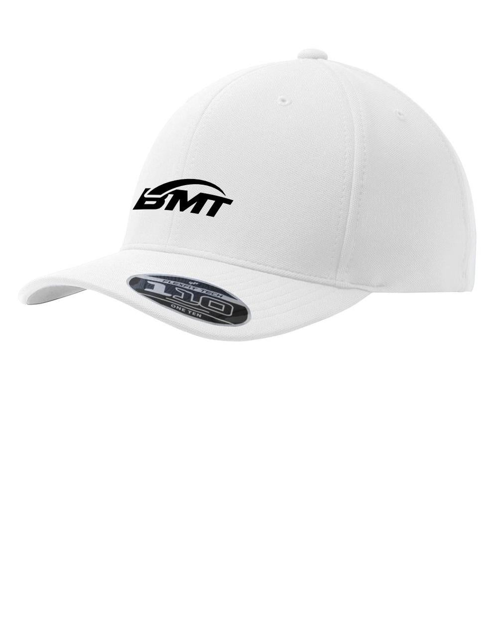 BMT Adult FlexFit 110 Unisex Cool/Dry Tennis Cap, color: White