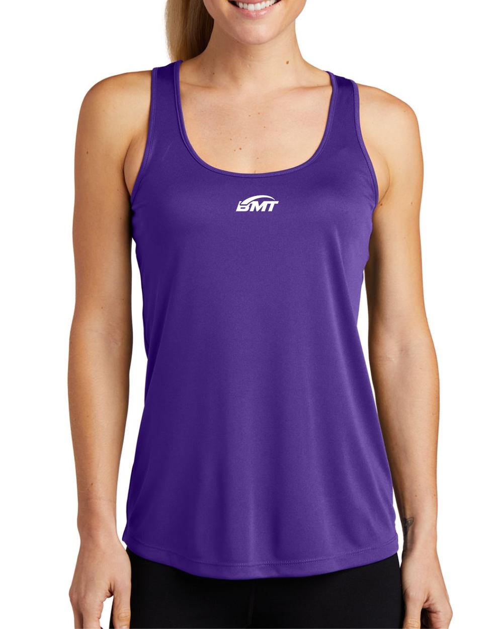 BMT Women's PosiCharge Competitor RacerBack Court-Tennis Tank, color: Purple