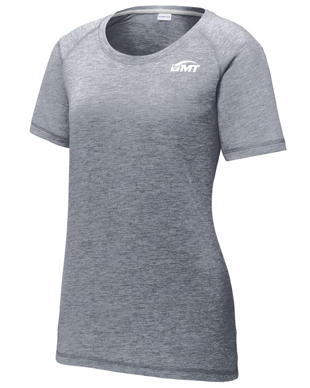 BMT Women's TriBlend Wicking Tennis T-Shirt, color: True Navy Heather
