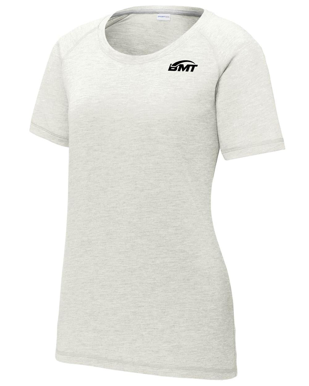BMT Women's TriBlend Wicking Tennis T-Shirt, color: Light Grey Heather