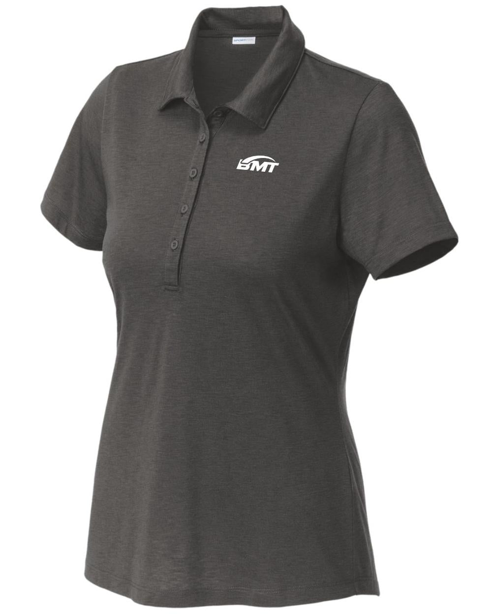 BMT Women's PosiCharge Strive CourtTennis Golf Shirt, color: Graphite