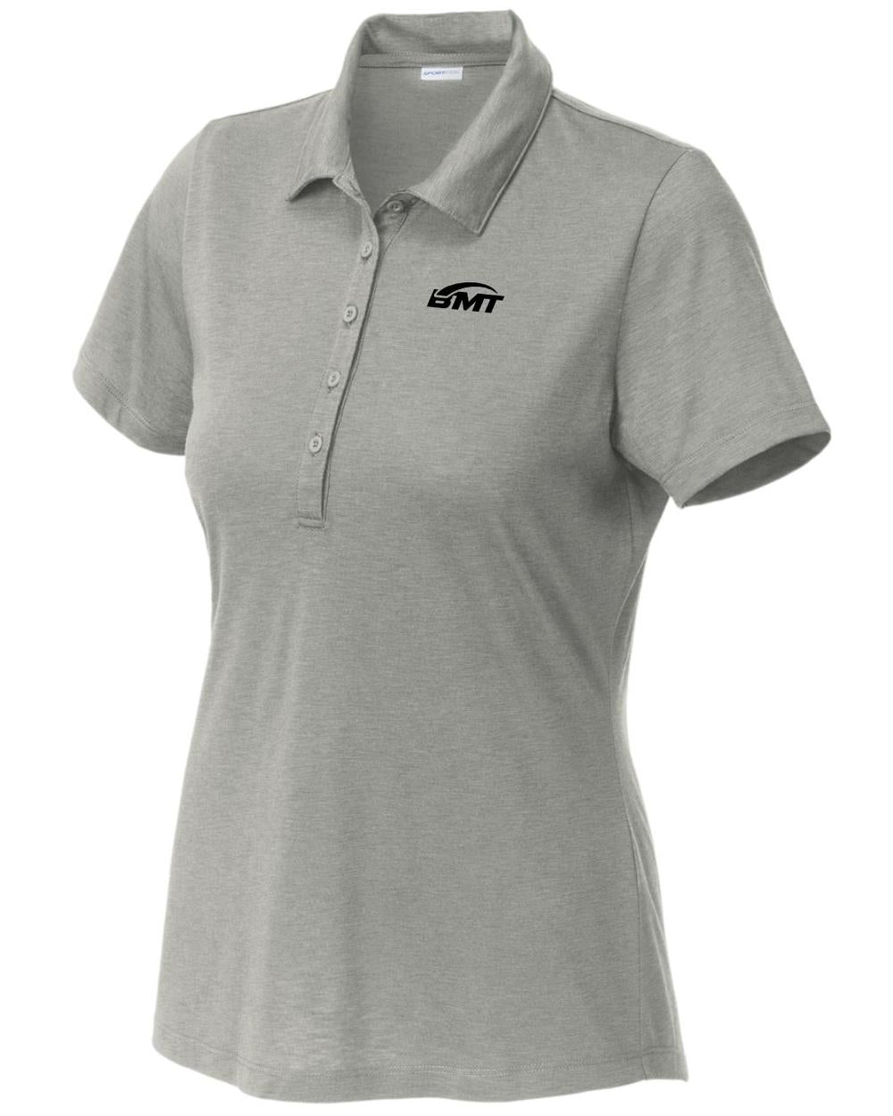 BMT Women's PosiCharge Strive CourtTennis Golf Shirt, color: Silver