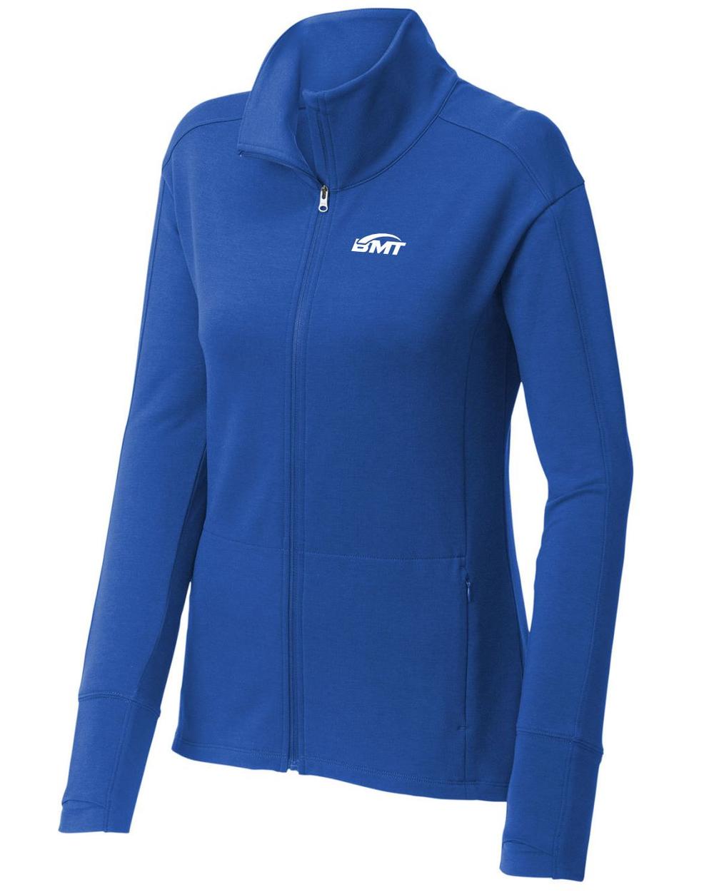 BMT Women's Sport-Wick FlexFleece Tennis Jacket, color: True Royal