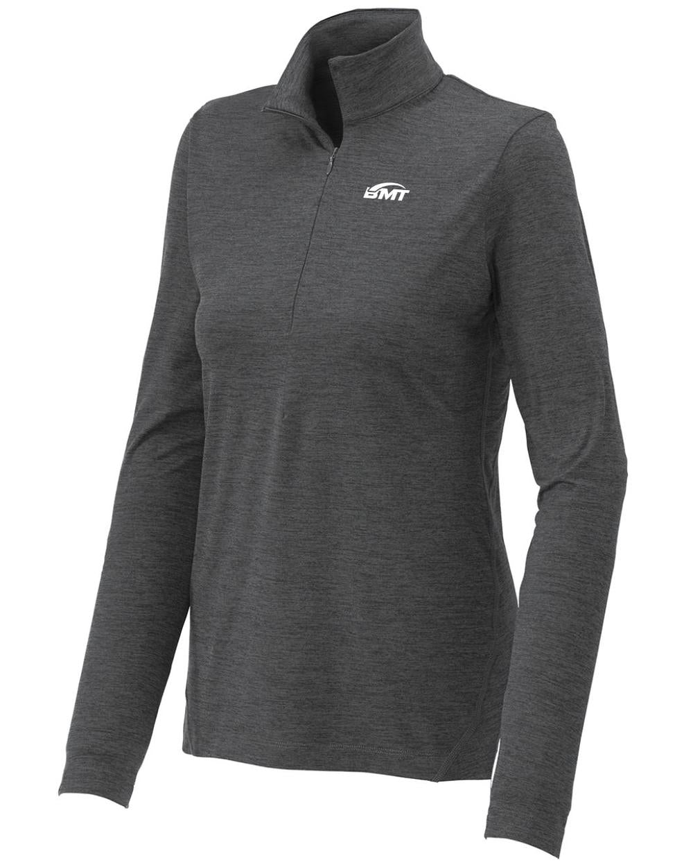 BMT Women's Exchange 1/2-Zip Tennis Pullover, color: Graphite Heather