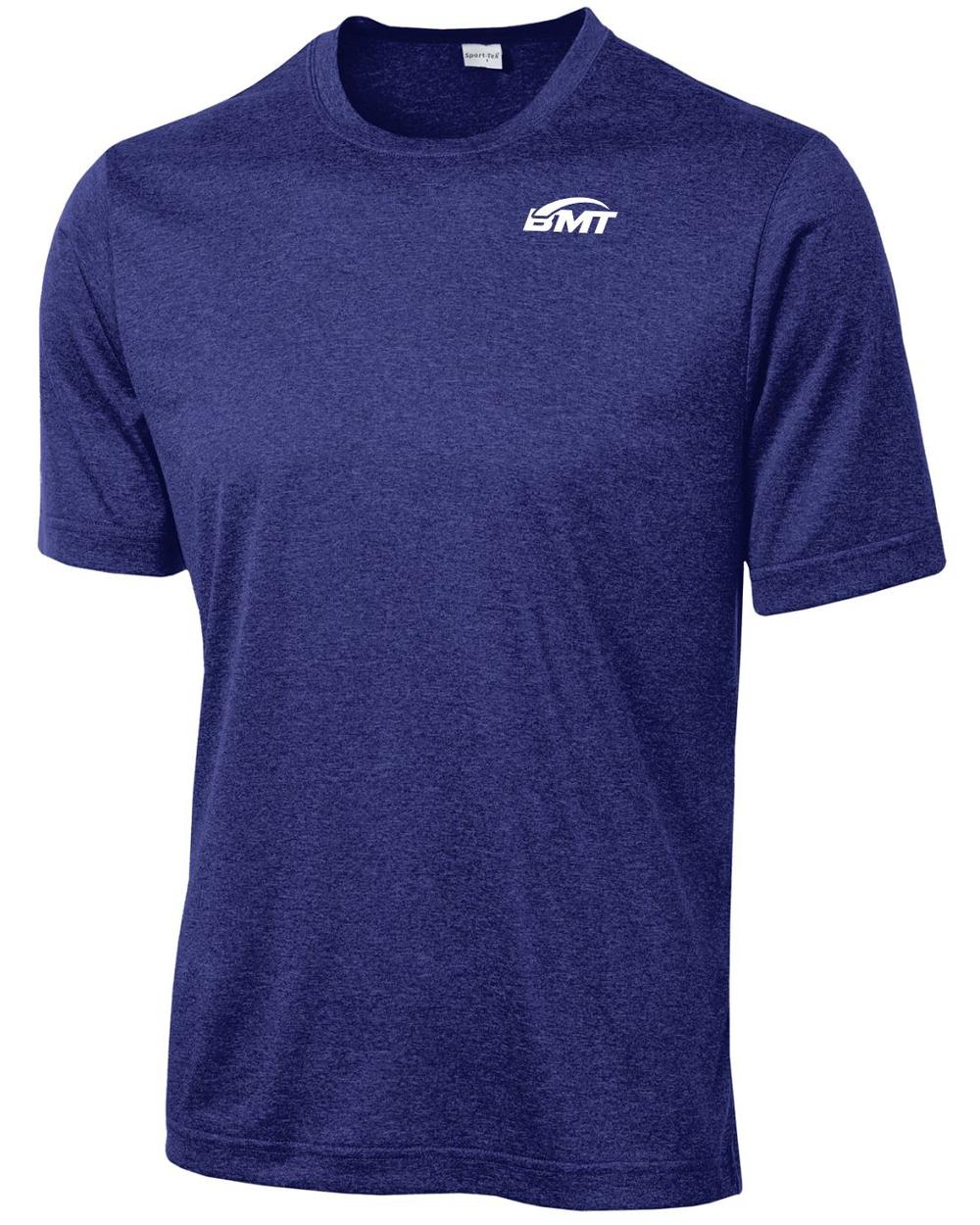 BMT Men's Heather Contender Court-Tennis T-Shirt, color: Cobalt Heather