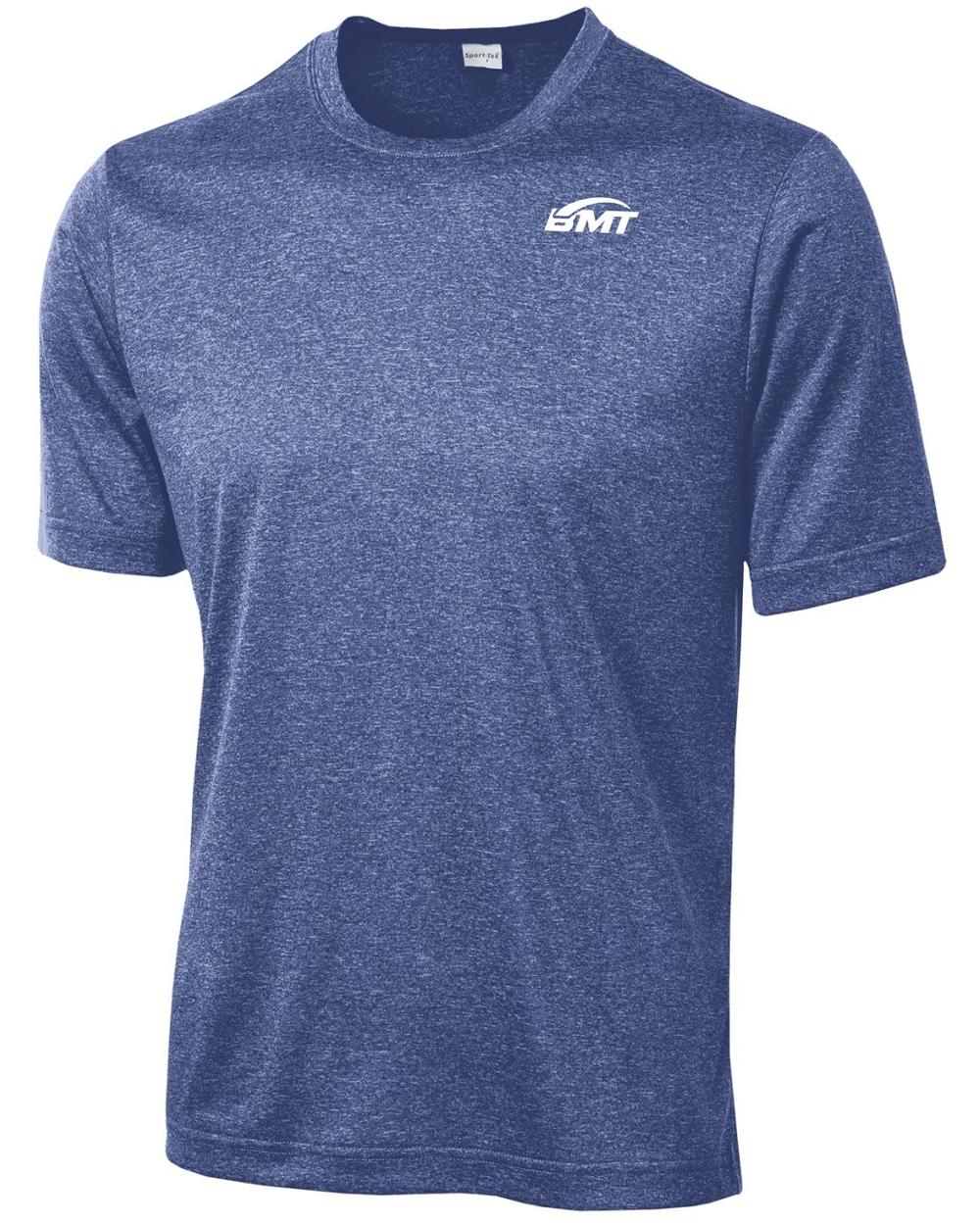 BMT Men's Heather Contender Court-Tennis T-Shirt, color: True Royal Heather