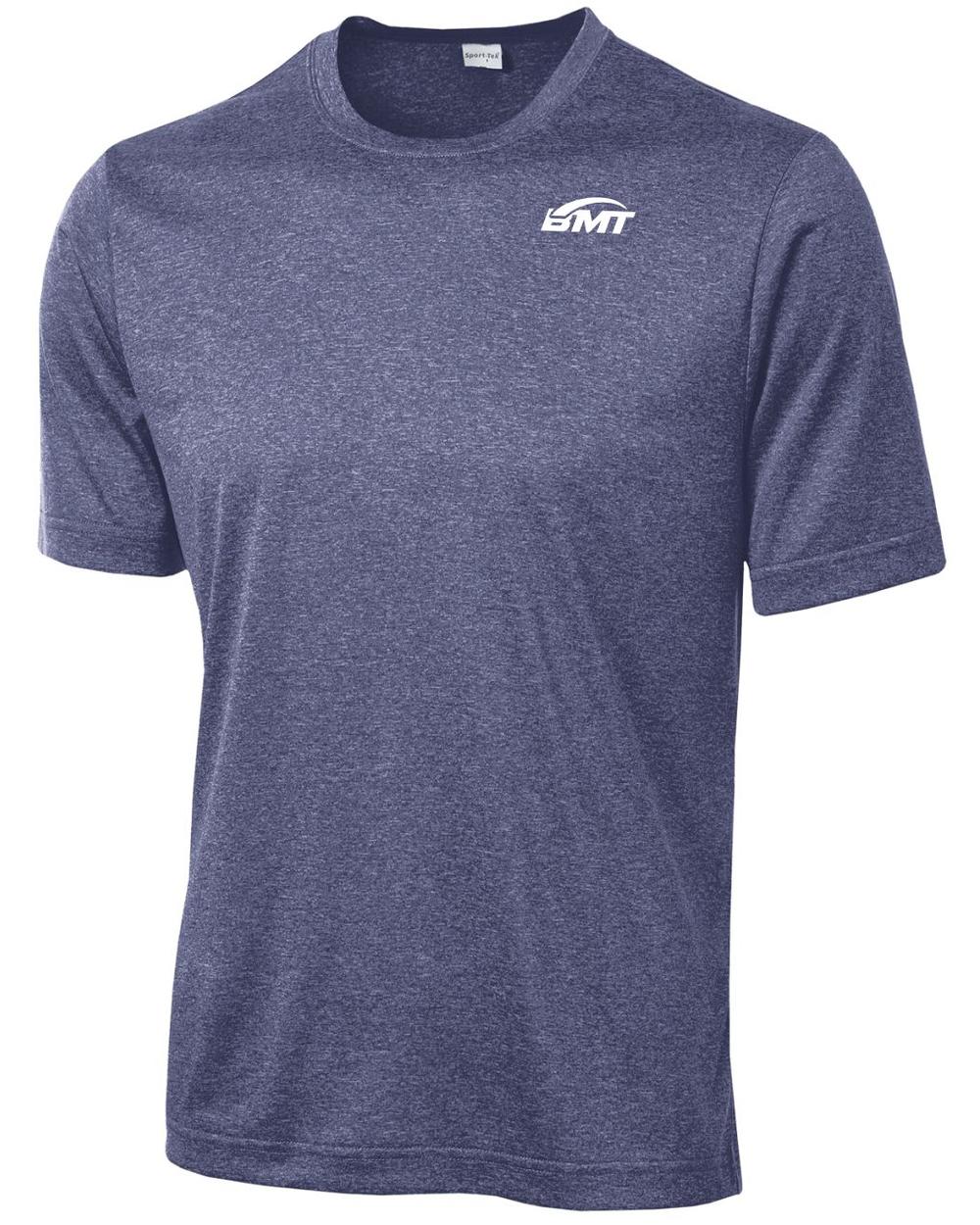 BMT Men's Heather Contender Court-Tennis T-Shirt, color: True Navy Heather