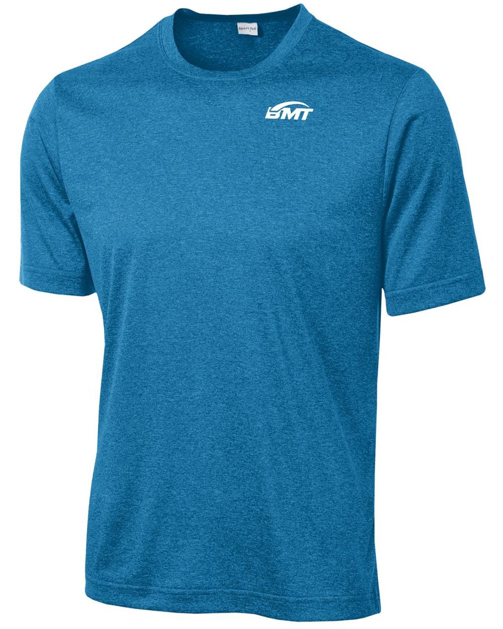 BMT Men's Heather Contender Court-Tennis T-Shirt, color: Blue Wake Heather