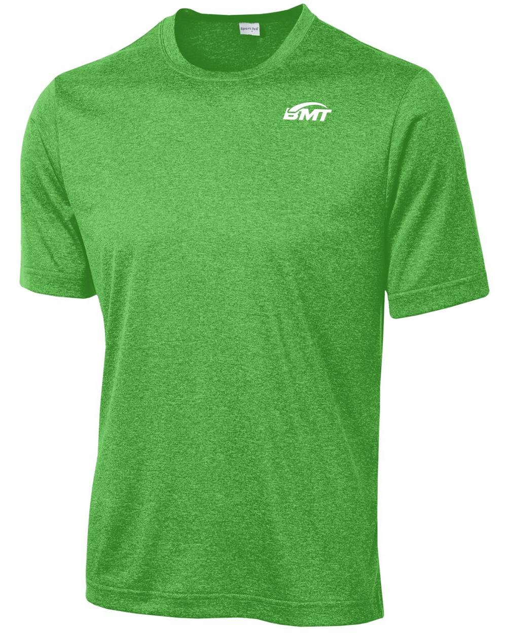 BMT Men's Heather Contender Court-Tennis T-Shirt, color: Turf Green Heather