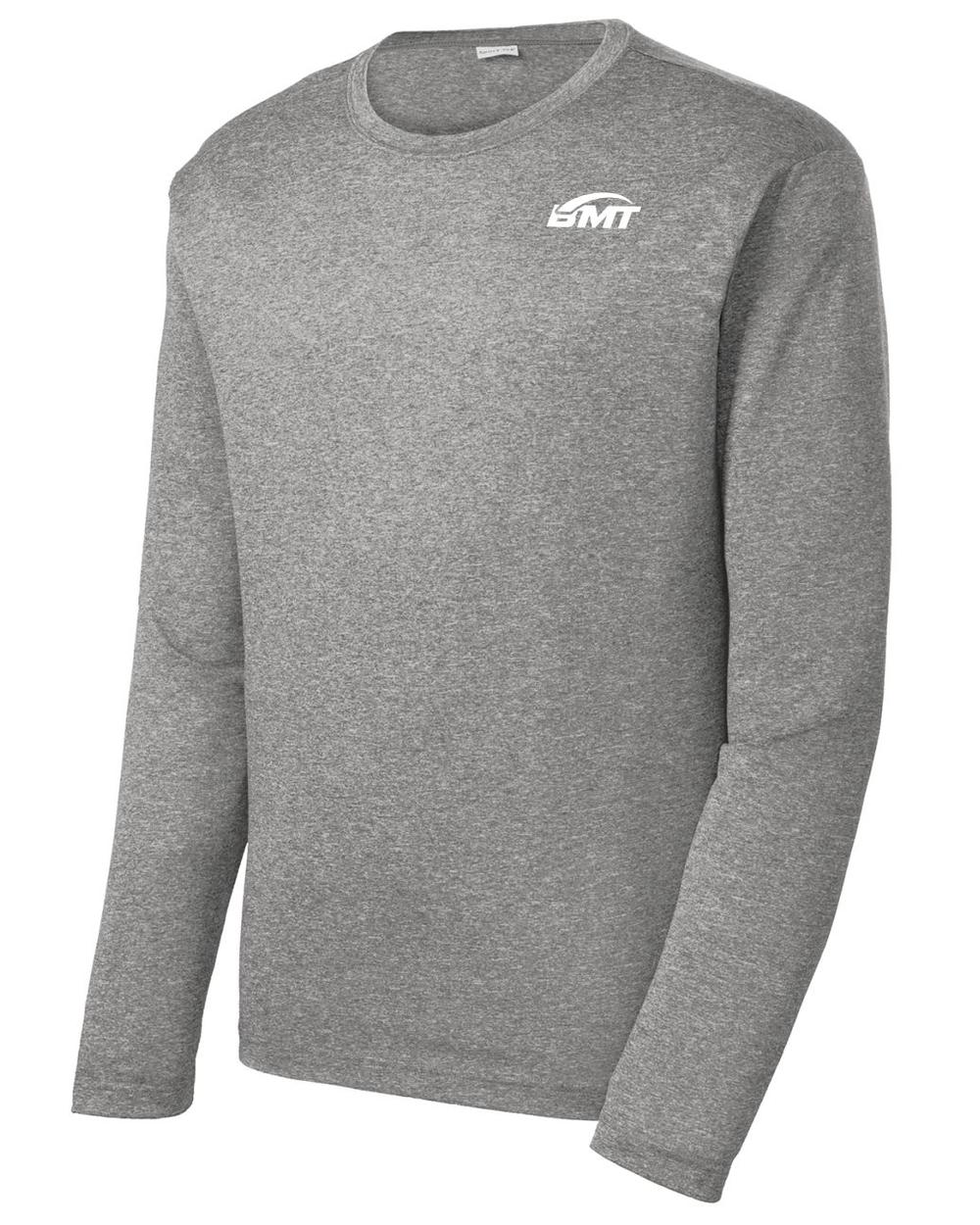 BMT Men's Heather Contender L/S Court-Tennis T-Shirt, color: Vintage Heather