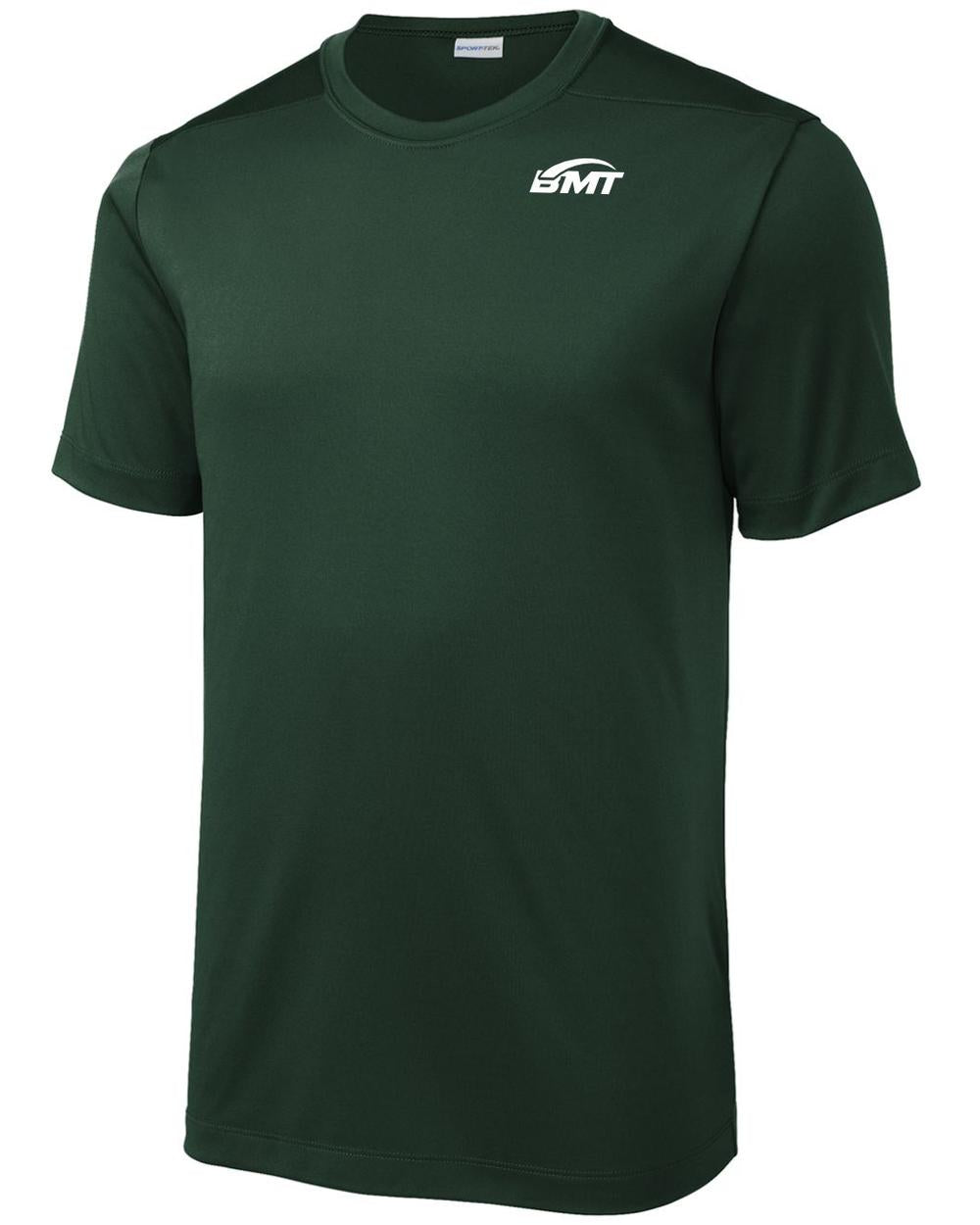 BMT Men's Posi-UV Pro Court-Tennis T-Shirt, color: Forest Green
