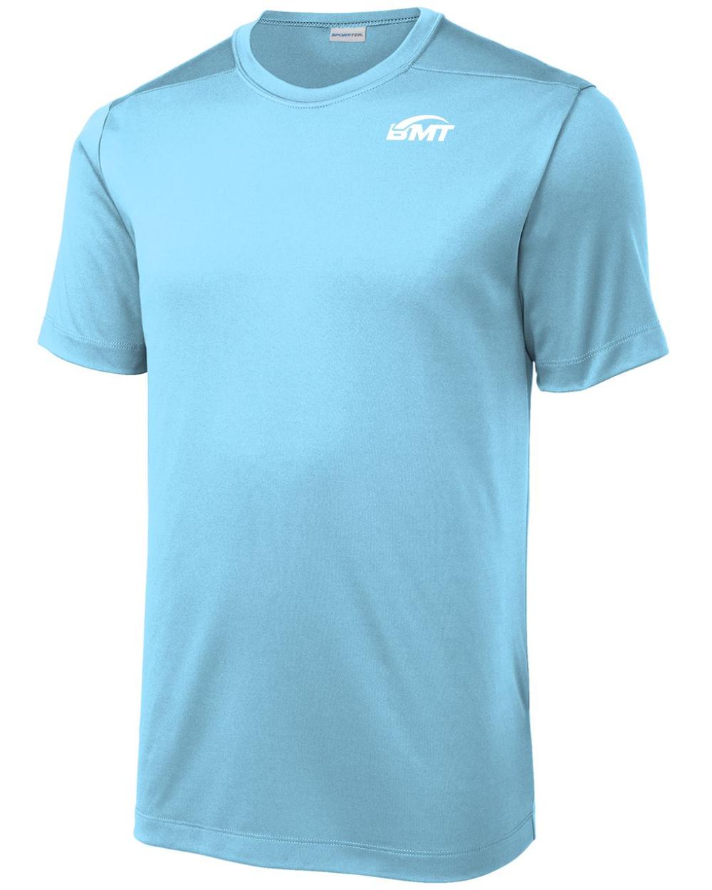 BMT Men's Posi-UV Pro Court-Tennis T-Shirt, color: Light Blue