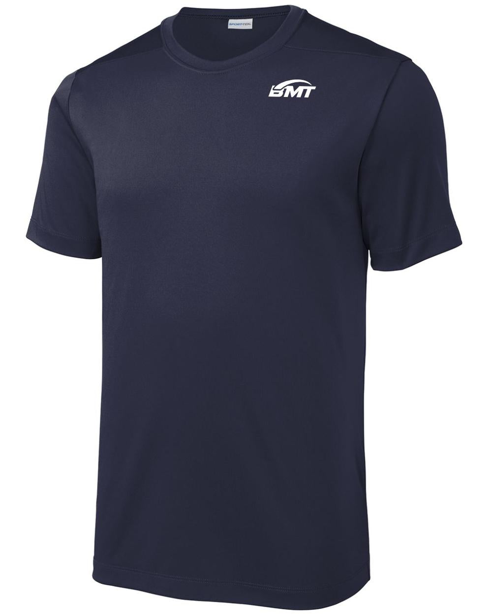 BMT Men's Posi-UV Pro Court-Tennis T-Shirt, color: True Navy