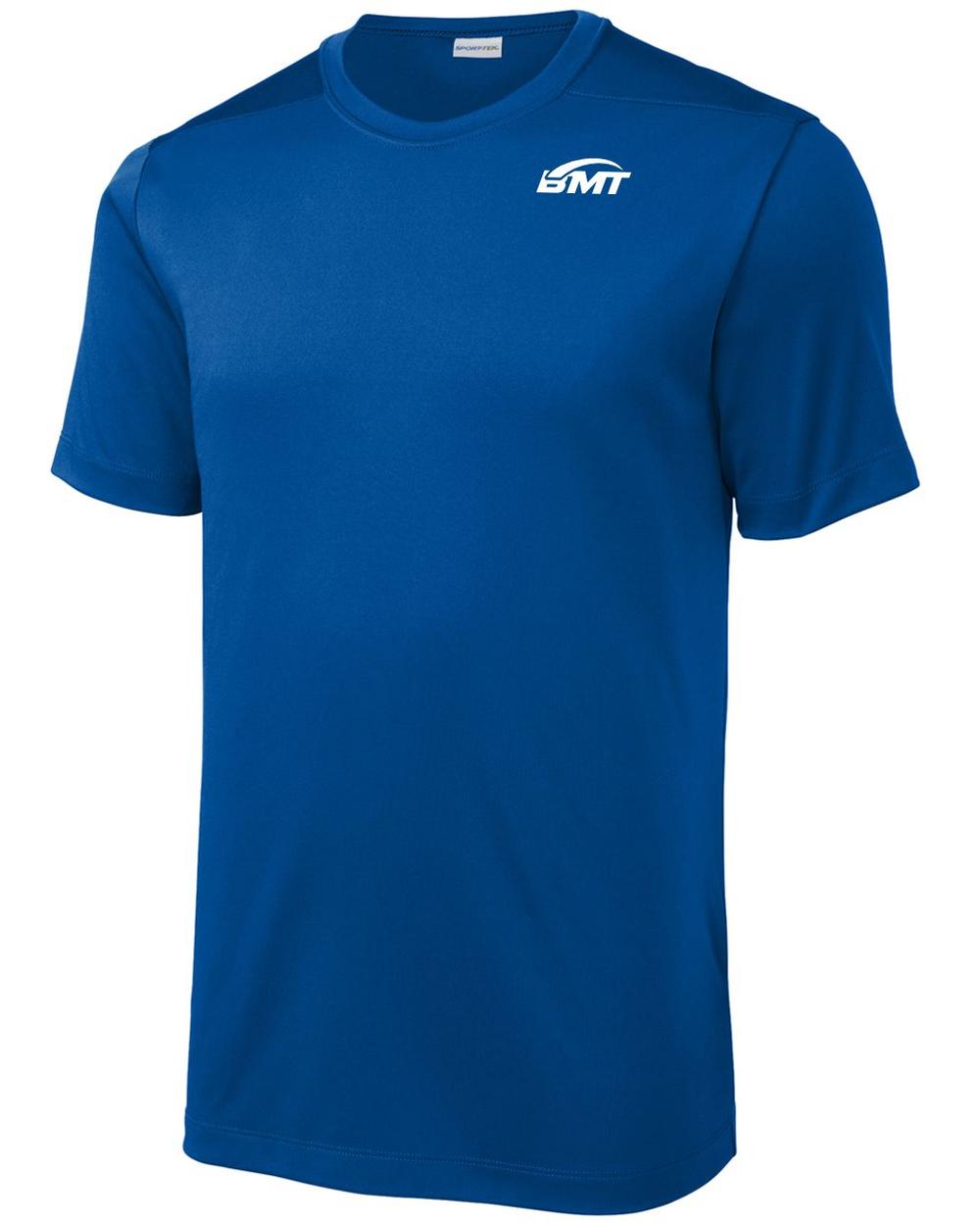 BMT Men's Posi-UV Pro Court-Tennis T-Shirt, color: True Royal