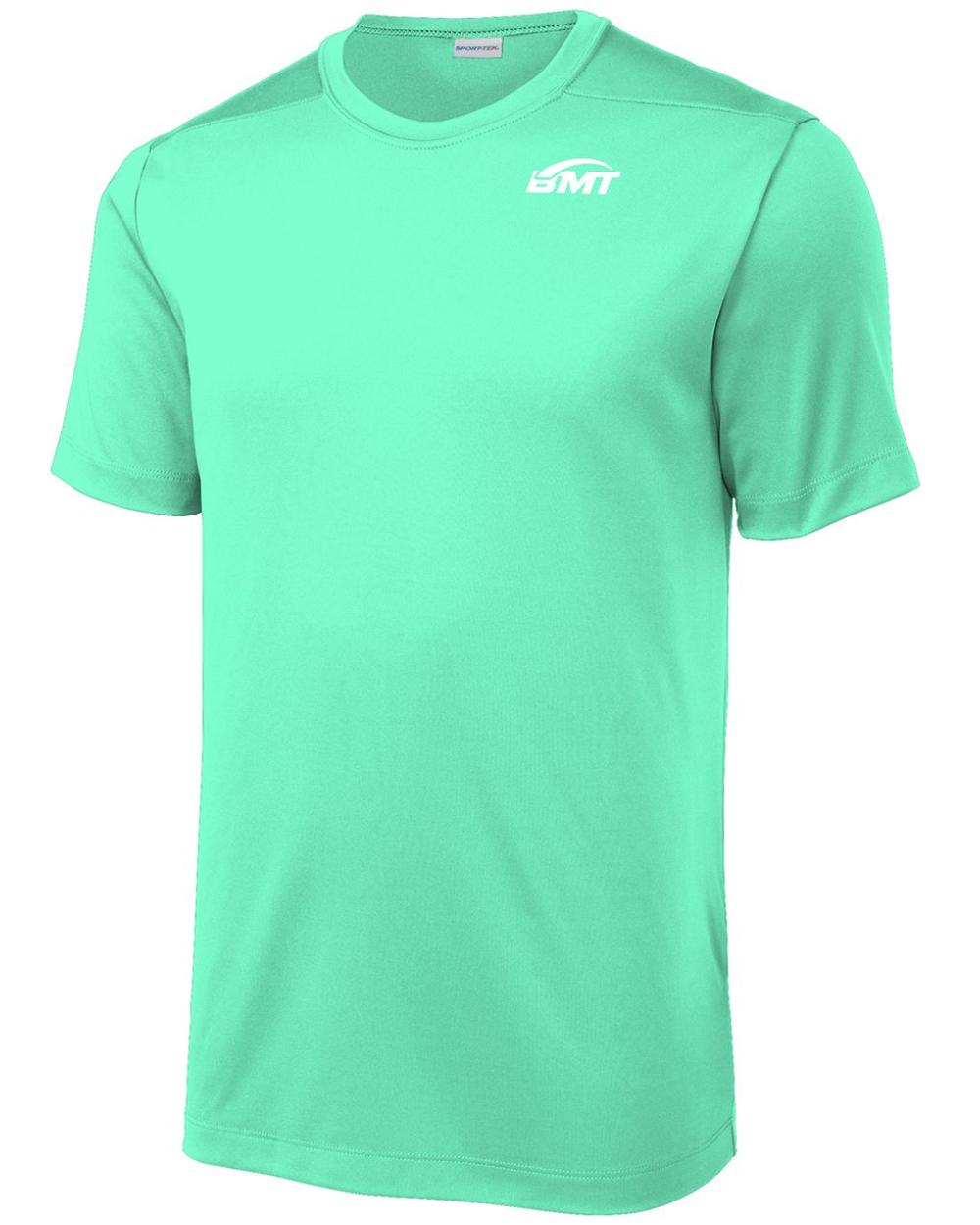 BMT Men's Posi-UV Pro Court-Tennis T-Shirt, color: Bright Seafoam