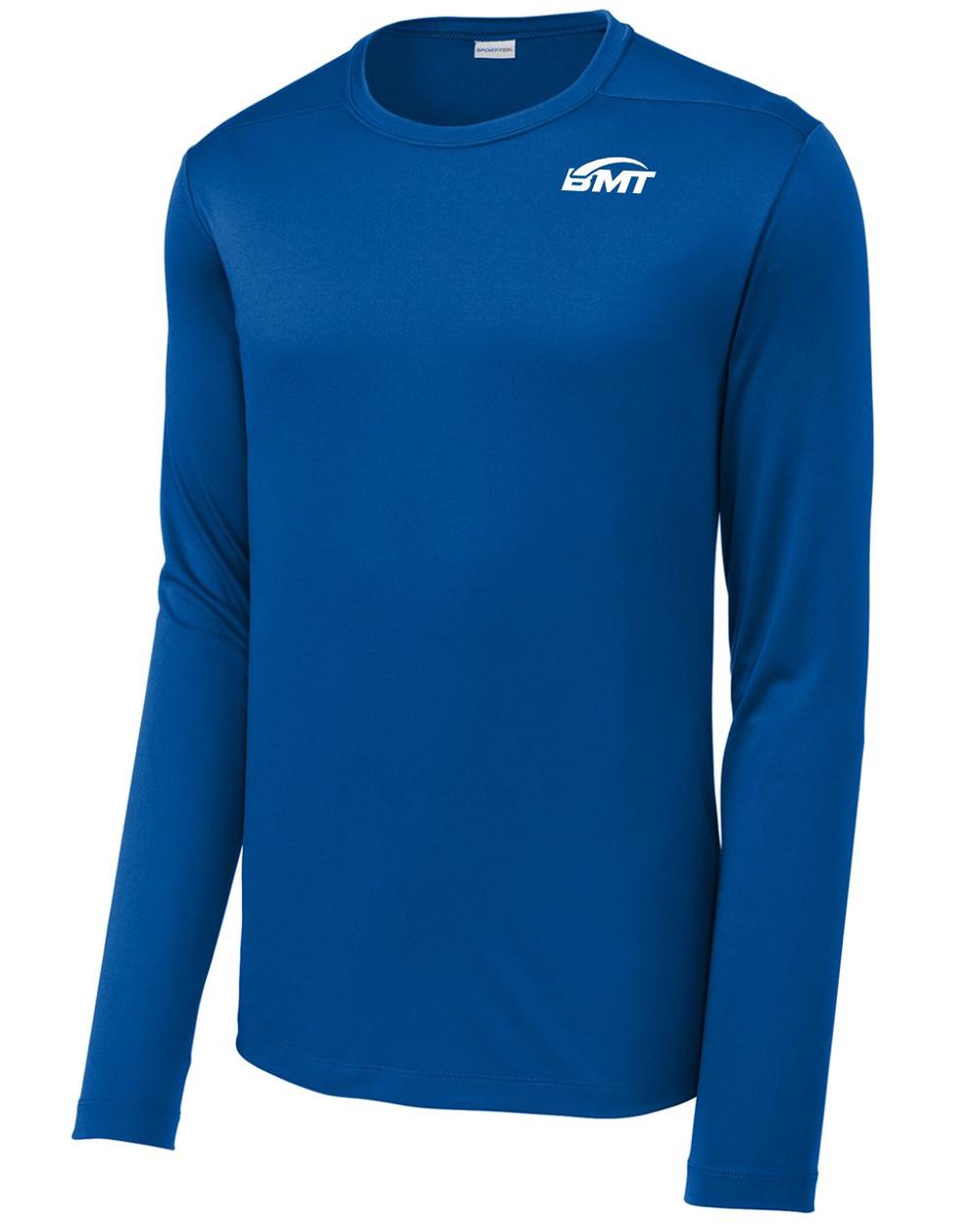 BMT Men's Posi-UV Pro L/S Court-Tennis T-Shirt, color: True Royal