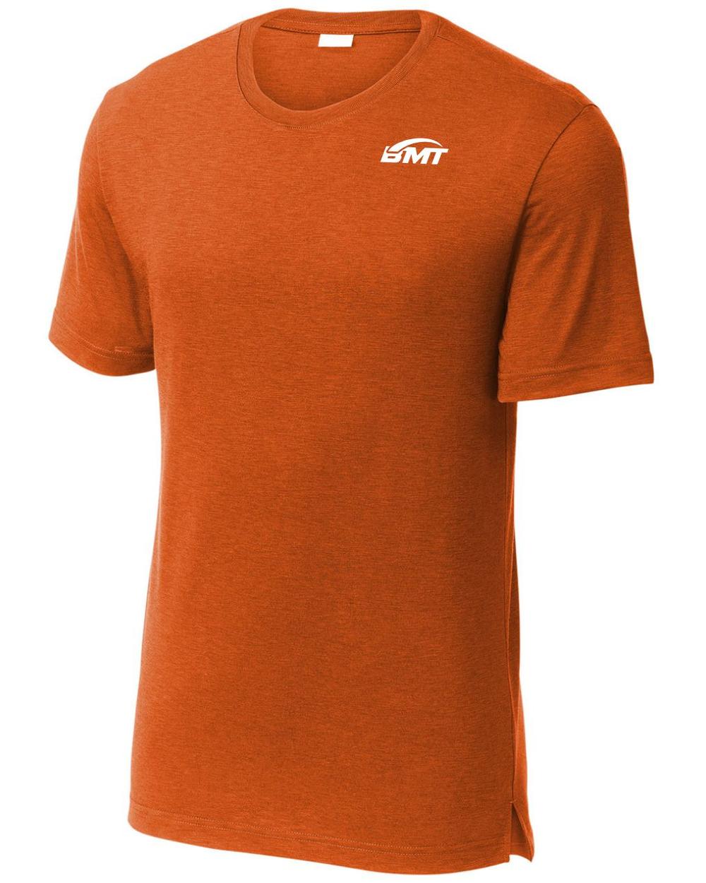 BMT Men's PosiCharge Strive Court-Tennis T-Shirt, color: Texas Orange