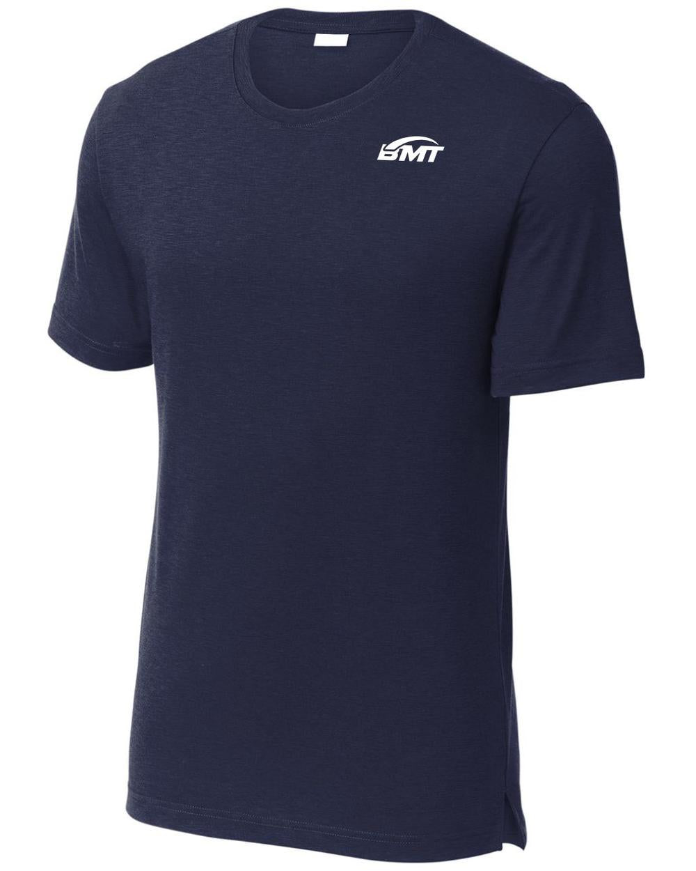 BMT Men's PosiCharge Strive Court-Tennis T-Shirt, color: True Navy