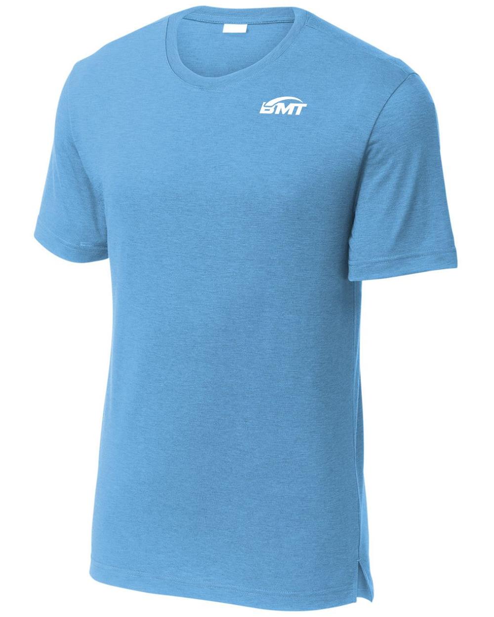 BMT Men's PosiCharge Strive Court-Tennis T-Shirt, color: Carolina Blue