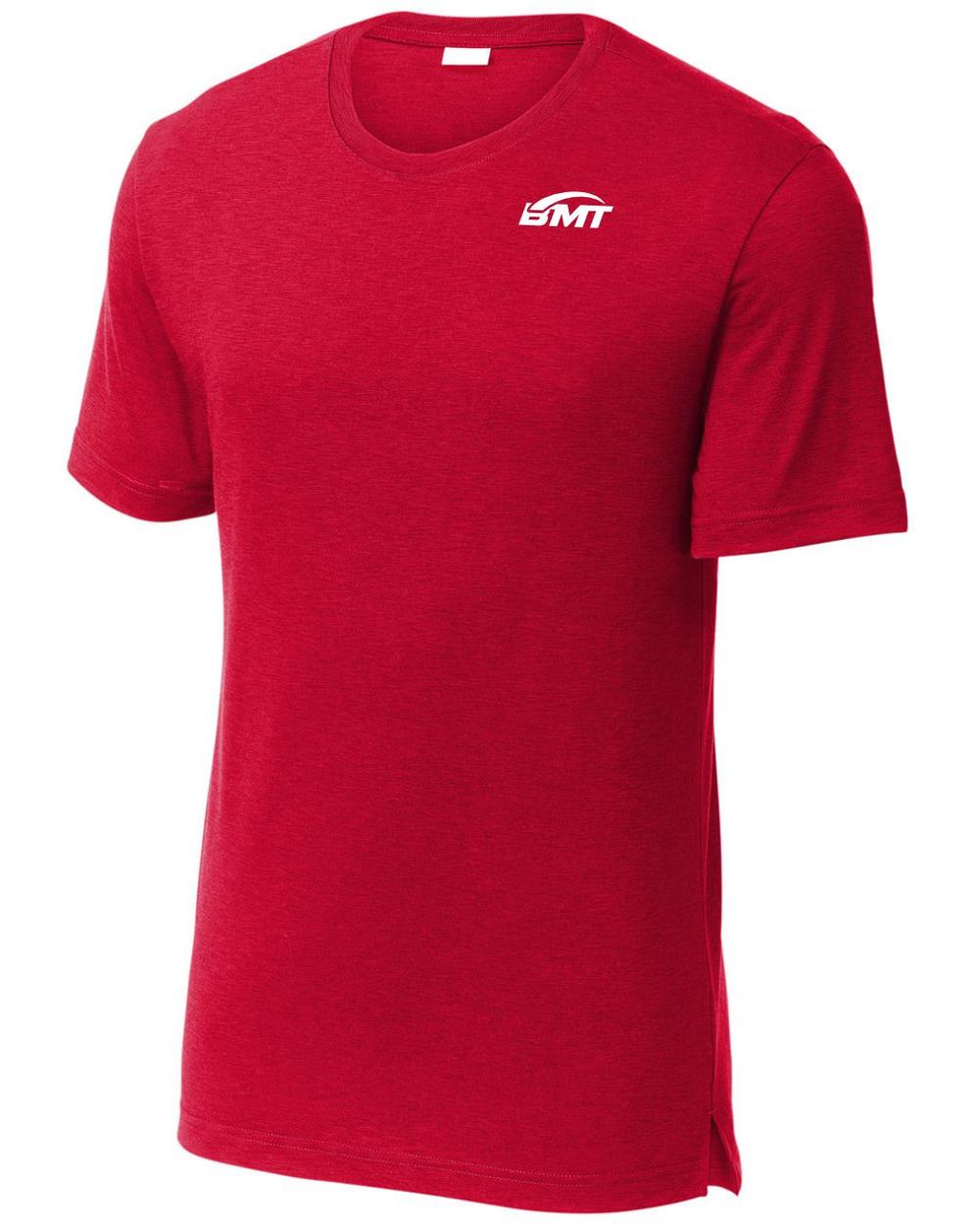 BMT Men's PosiCharge Strive Court-Tennis T-Shirt, color: Deep Red