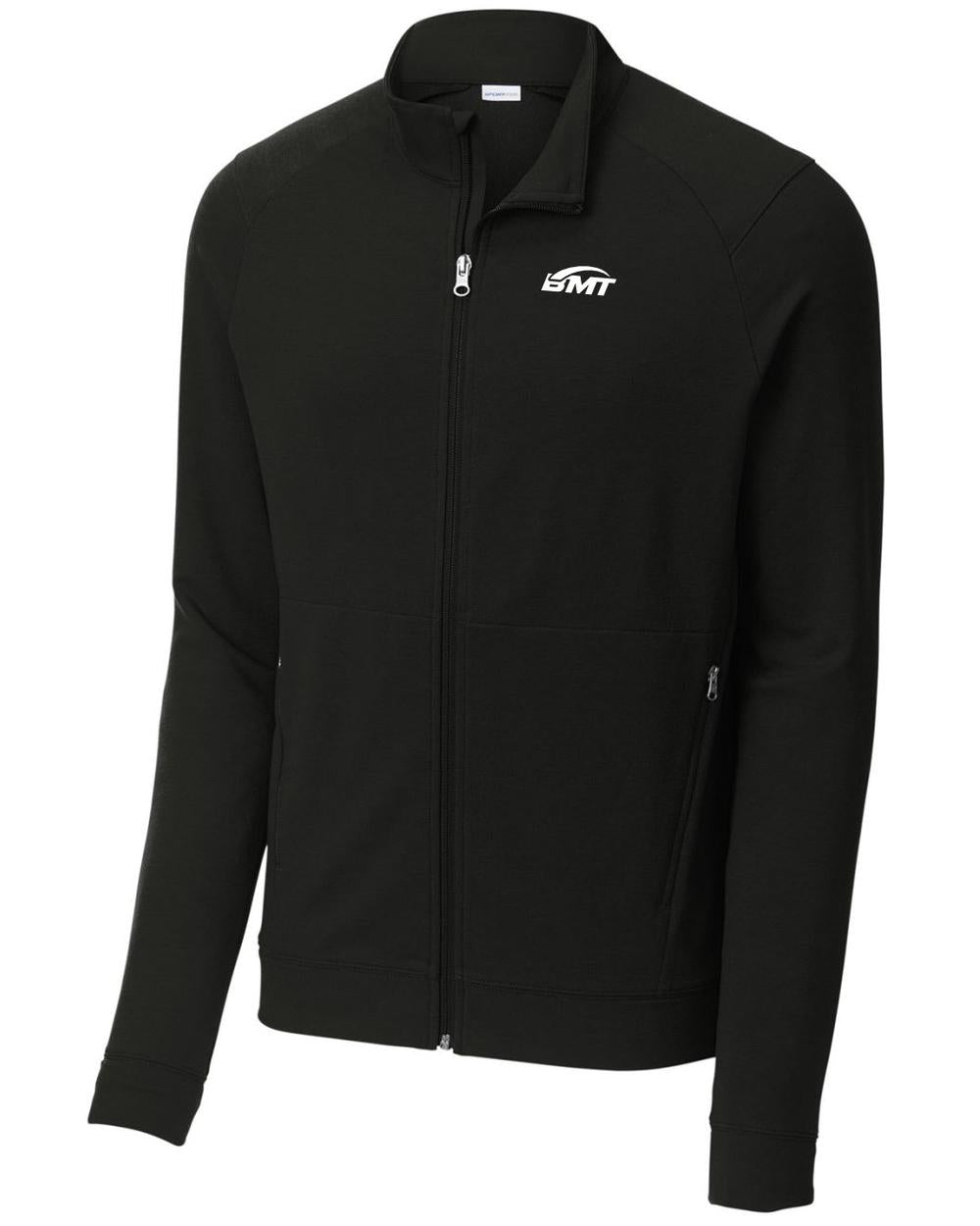 BMT Men's Sport-Wick FlexFleece Tennis Jacket, color: Black