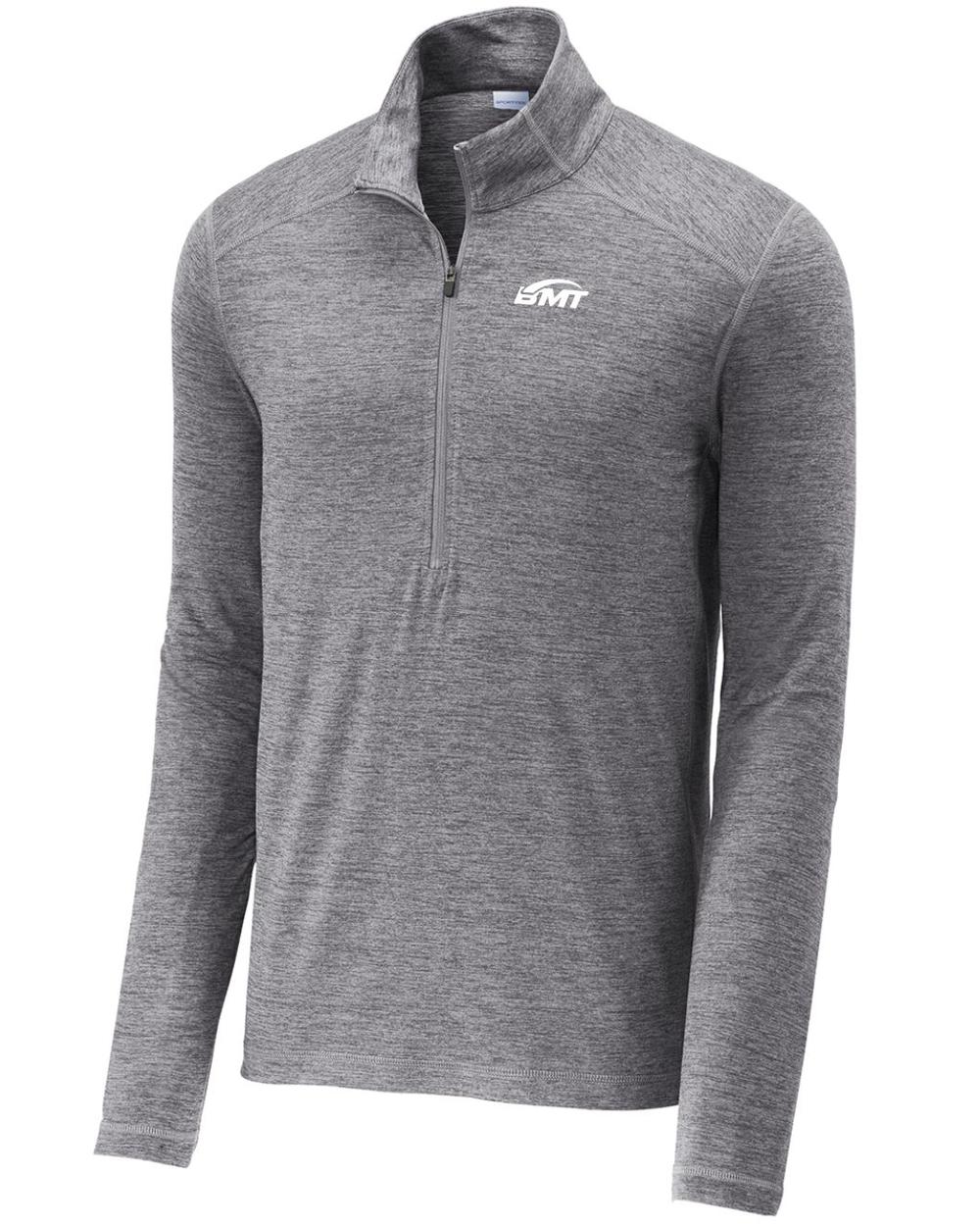 BMT Men's Exchange 1/2-Zip Tennis Pullover, color: Grey Heather