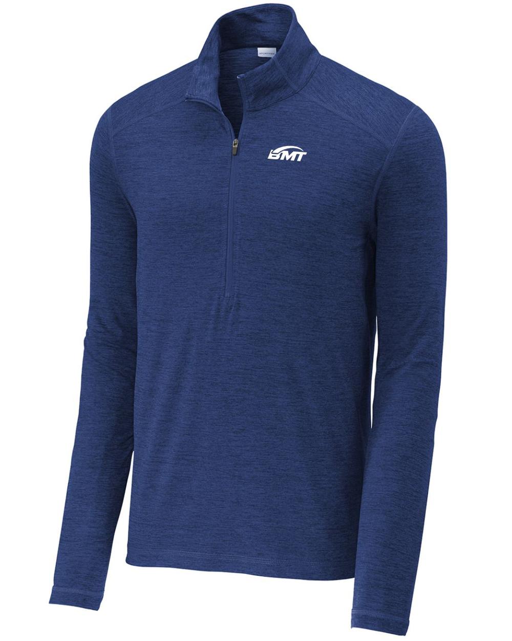 BMT Men's Exchange 1/2-Zip Tennis Pullover, color: True Royal Heather