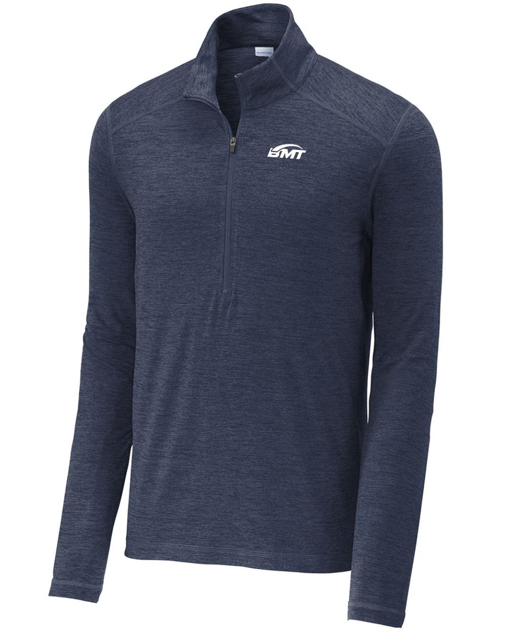 BMT Men's Exchange 1/2-Zip Tennis Pullover, color: Dark Denim Heather