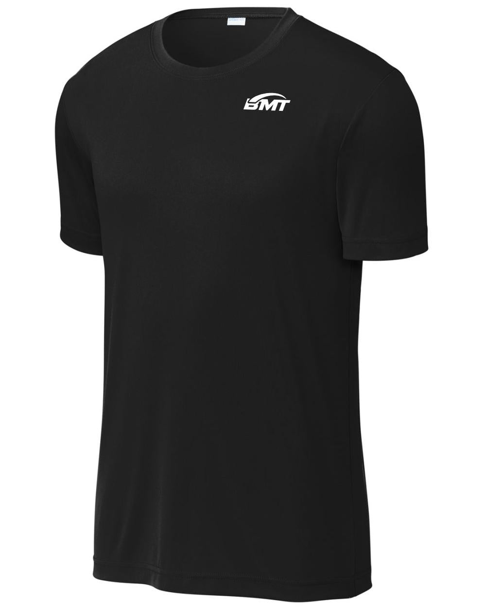 BMT Men's PosiCharge Re-Compete Court-Tennis T-Shirt, color: Black
