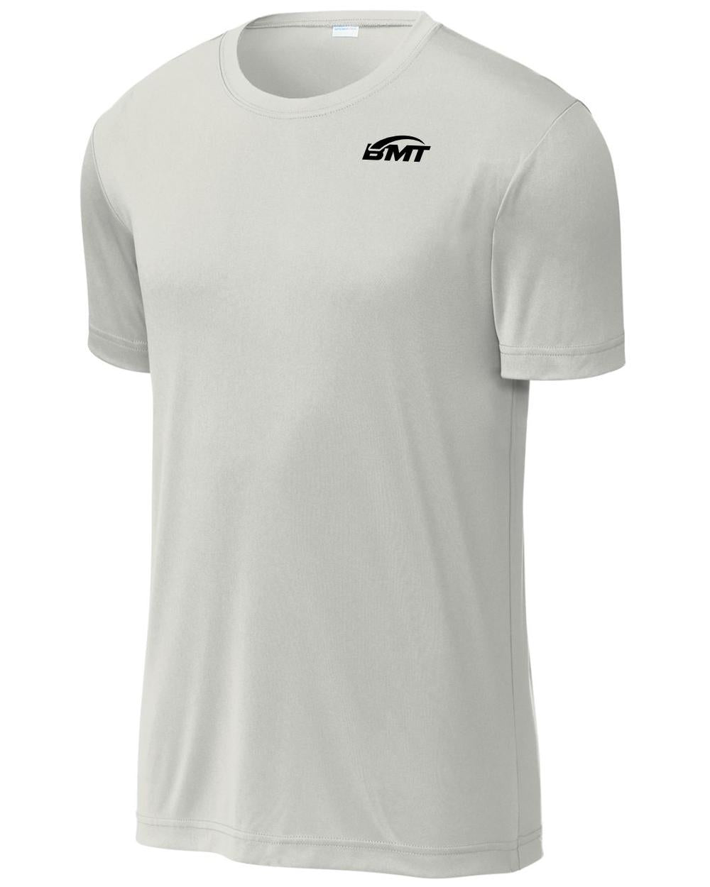 BMT Men's PosiCharge Re-Compete Court-Tennis T-Shirt, color: Silver