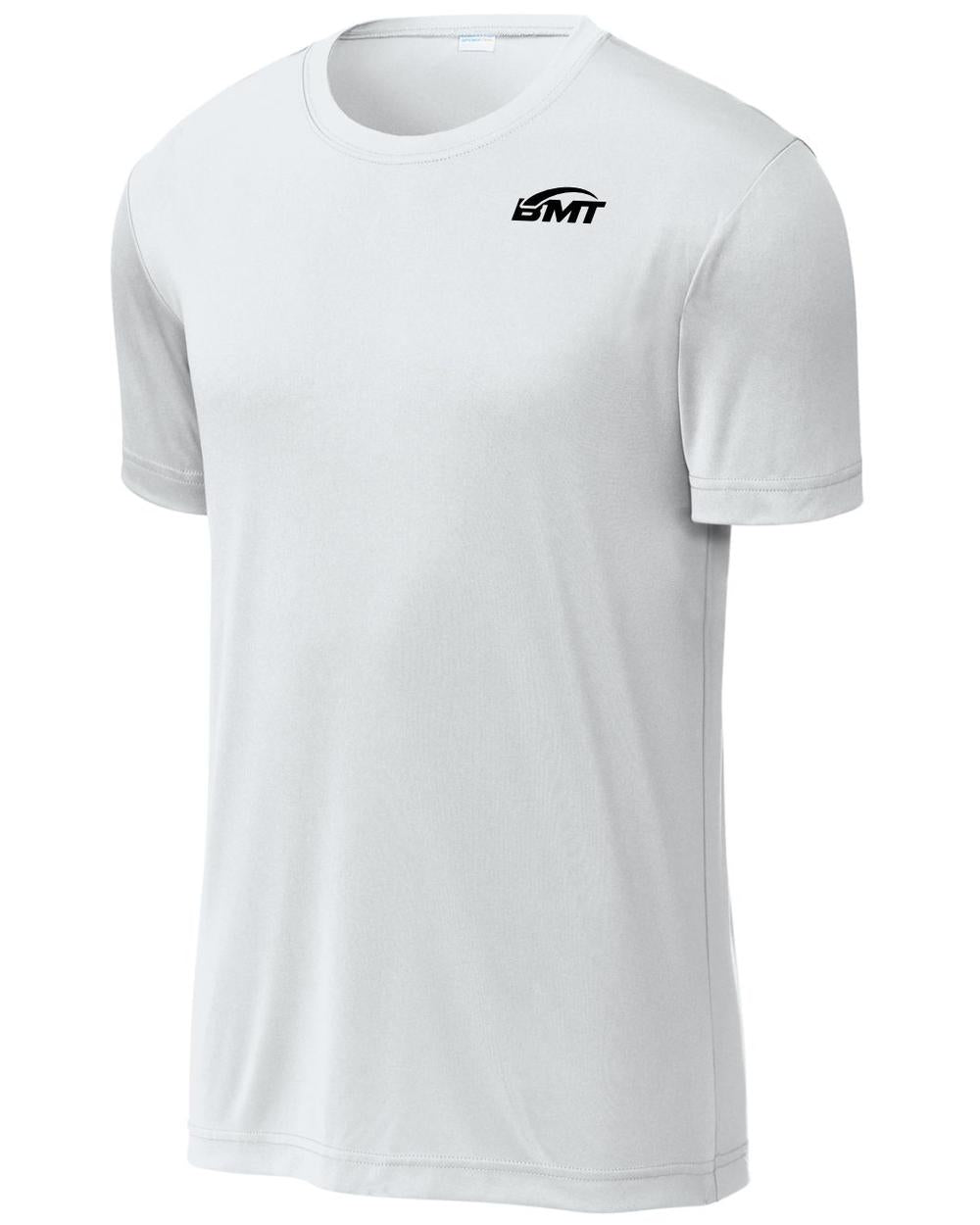 BMT Men's PosiCharge Re-Compete Court-Tennis T-Shirt, color: White