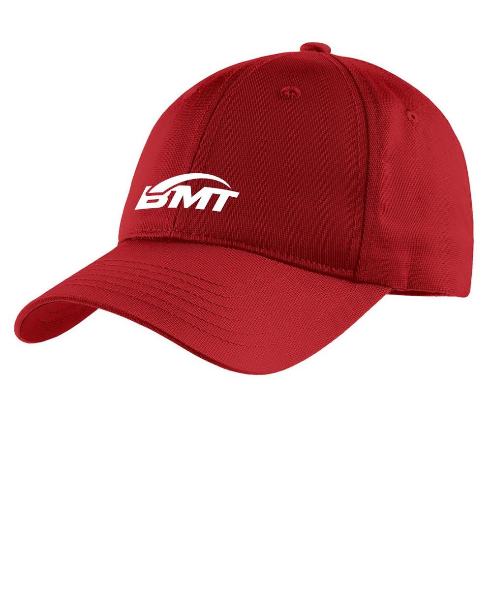 BMT Adult DryZone Unisex Tennis Cap, color: True Red