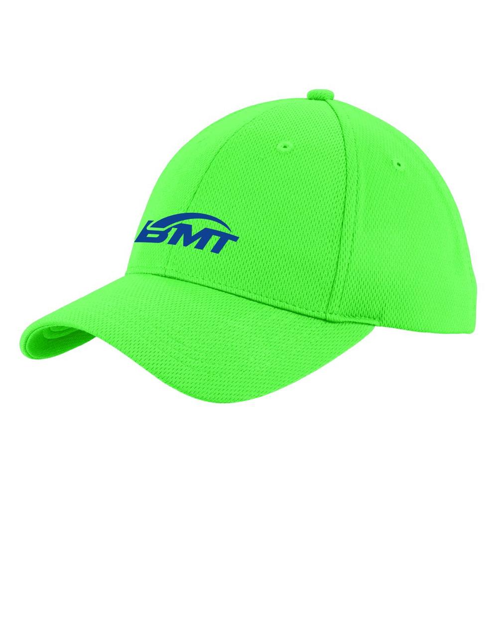 BMT Adult PosiCharge RacerMesh Unisex Tennis Cap, color: Neon Green