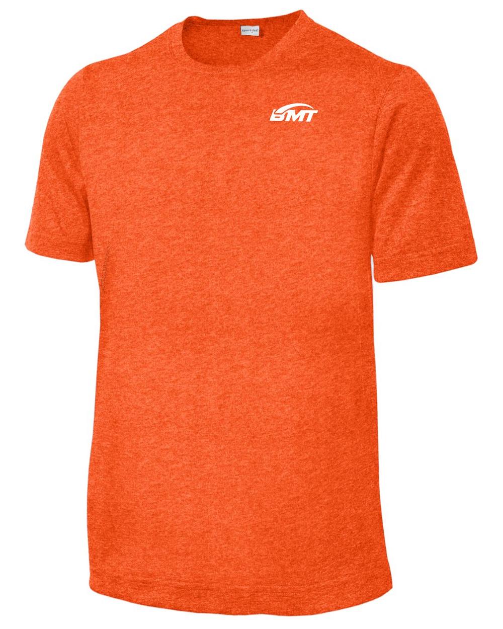 BMT Youth Heather Contender Court-Tennis T-Shirt, color: Deep Orange Heather