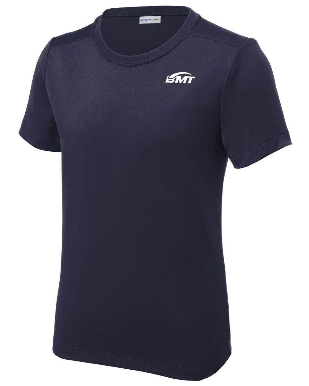 BMT Youth Posi-UV Pro Court-Tennis T-Shirt, color: True Navy