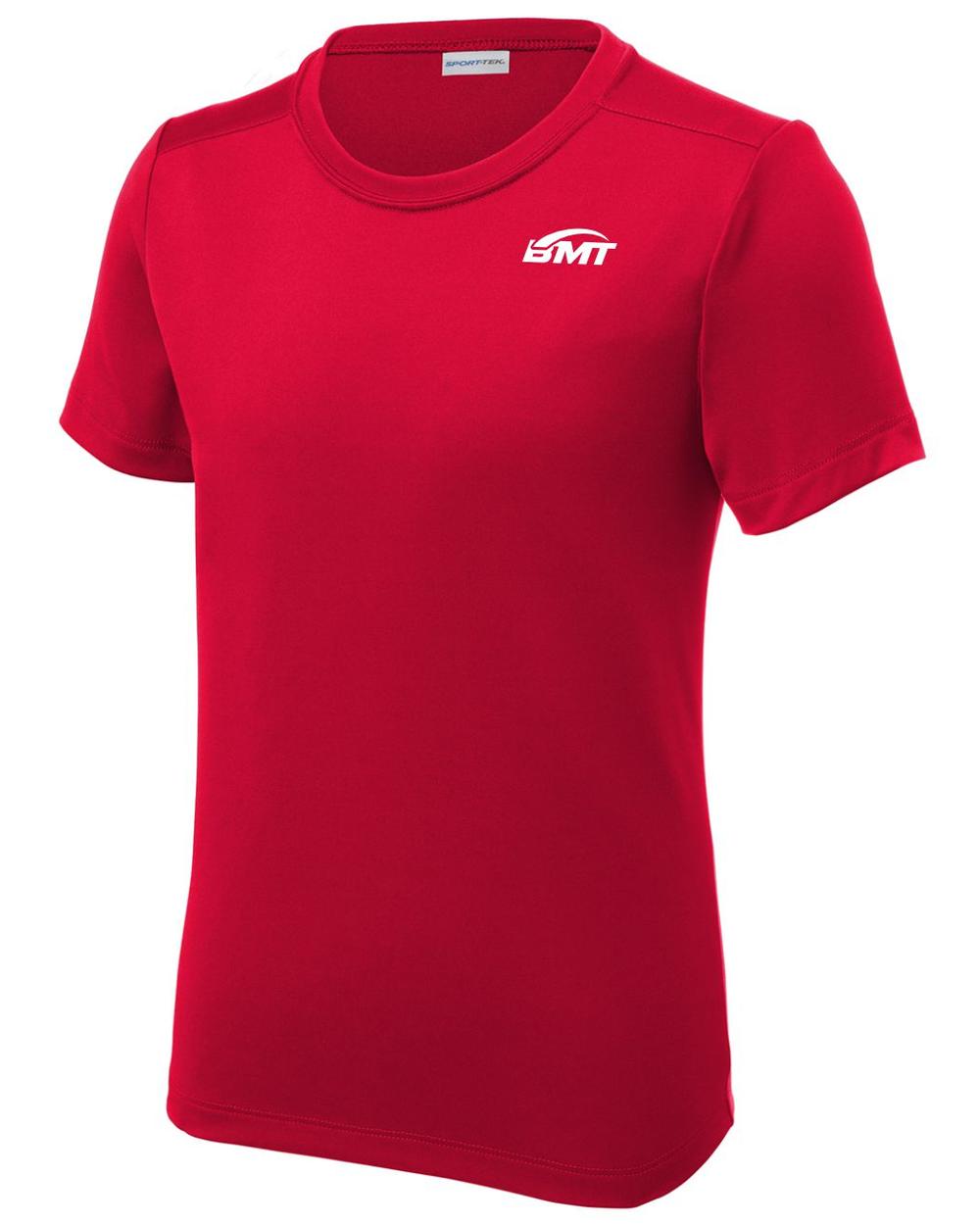 BMT Youth Posi-UV Pro Court-Tennis T-Shirt, color: True Red
