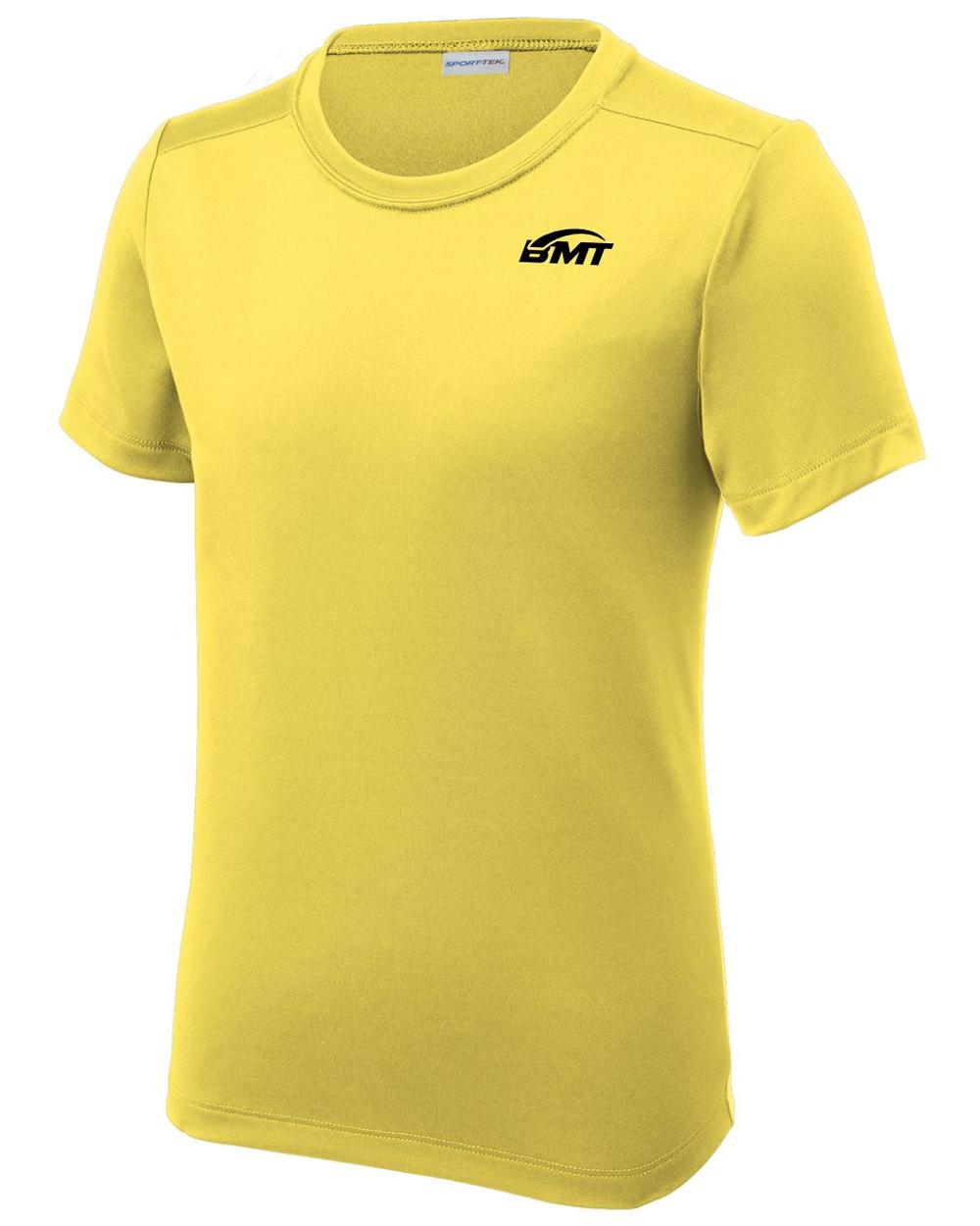 BMT Youth Posi-UV Pro Court-Tennis T-Shirt, color: Yellow