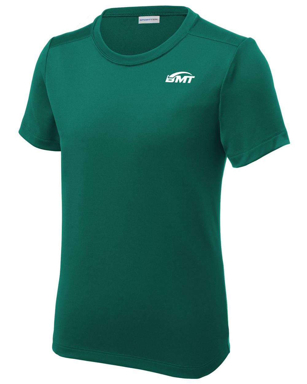 BMT Youth Posi-UV Pro Court-Tennis T-Shirt, color: Marine Green
