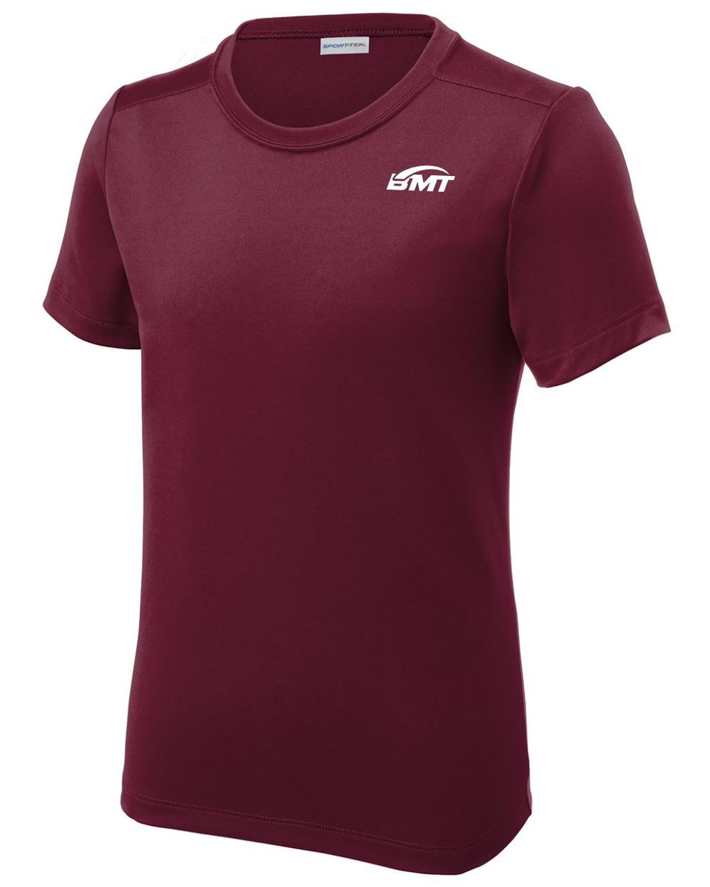 BMT Youth Posi-UV Pro Court-Tennis T-Shirt, color: Cardinal